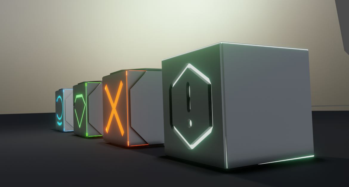 Simple Sci-Fi Crates preview image 2